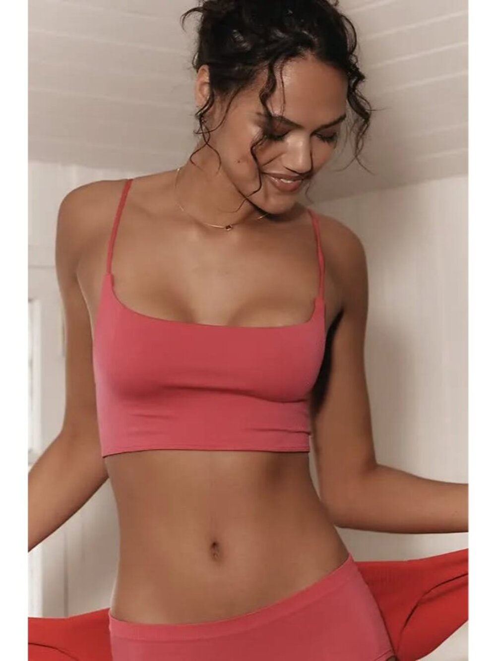 BNWT, Anthropologie Skin Square-Neck Seamless Bralette - Picture 3 of 9